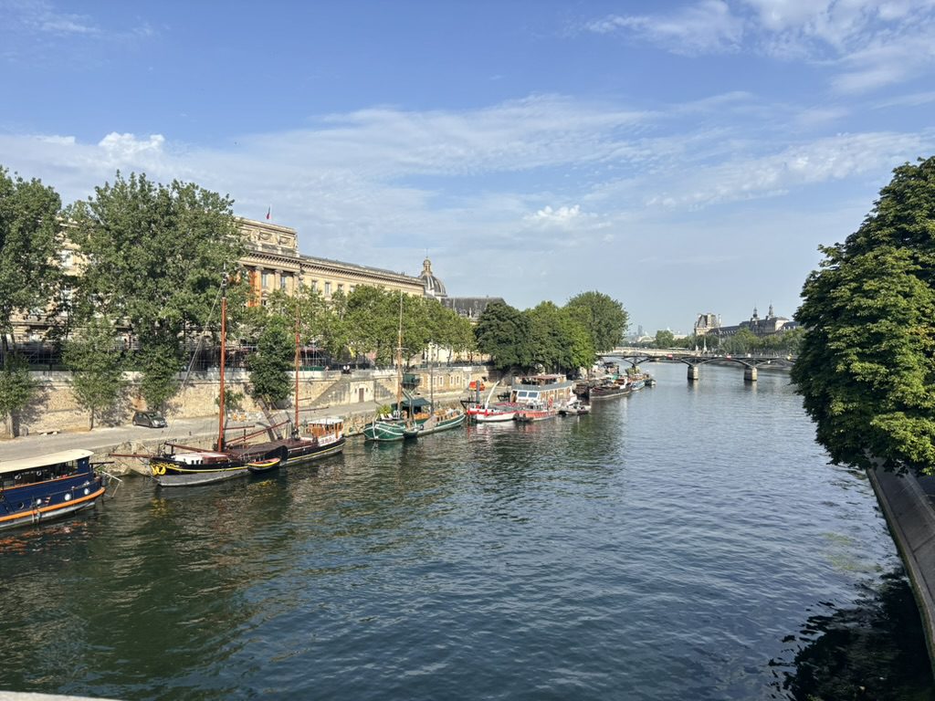 Walking along the river