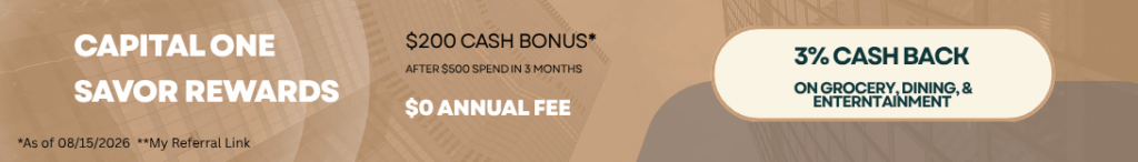 Capital One Savor Card