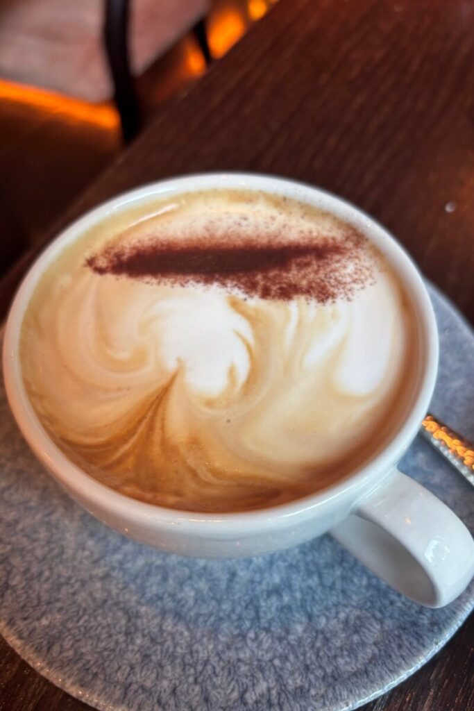 Hyatt London Churchill Latte