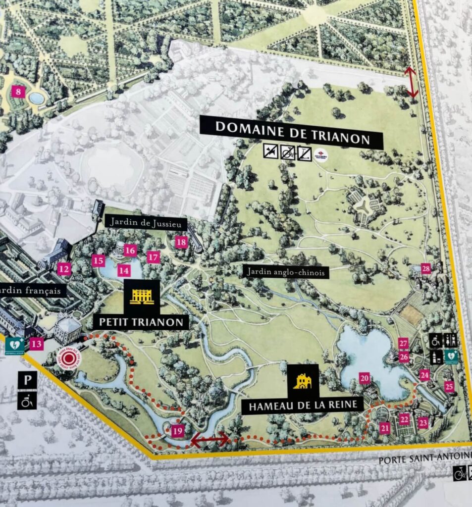 Versailles Trianon Map