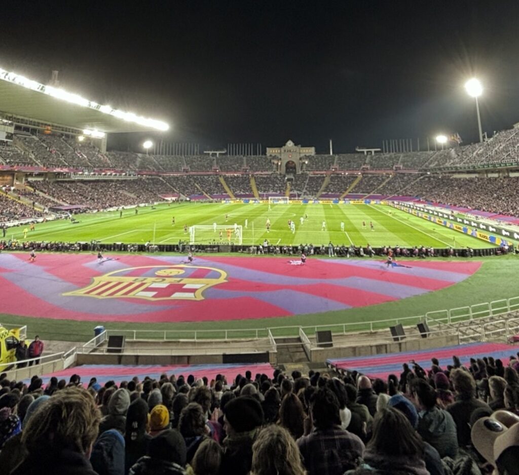 FC Barcelona match at Estadi Olímpic