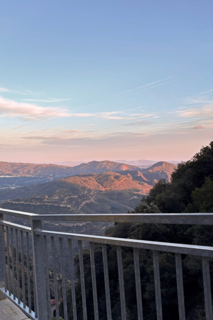Monserrat vista during Winter